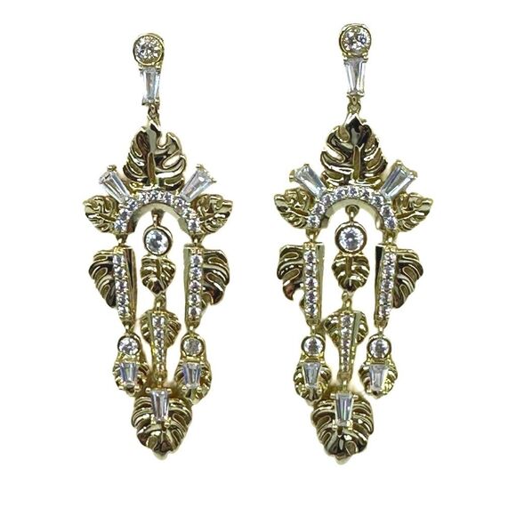 Kendra Scott Leigh Statement Chandelier Earrings - Picture 3 of 4